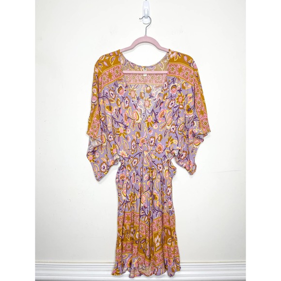 Spell & The Gypsy Collective Lover Lolita Cutout Mini Dress Size XL - Picture 3 of 6